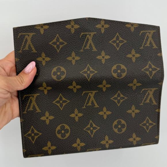 LOUIS VUITTON Envelope Long Wallet Vintage Monogram - Picture 8 of 11